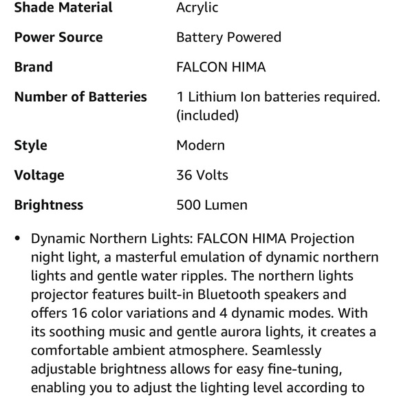 Northern Lights Projector Color Changing Bluetooth Speakers - Picture 14 of 17